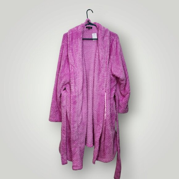 GEORGE WOMENS PINK HOUSECOAT WITH STRAPS SIZE L - XL - Picture 1 of 4